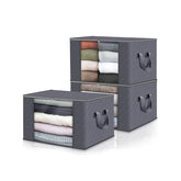 90L Large Clothes Storage Bags with Lids