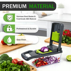 16-in-1 Multifunctional Vegetable Chopper with Container