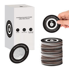 Eco-friendly Disposable Espresso Coffee Filters 50pcs (Black)