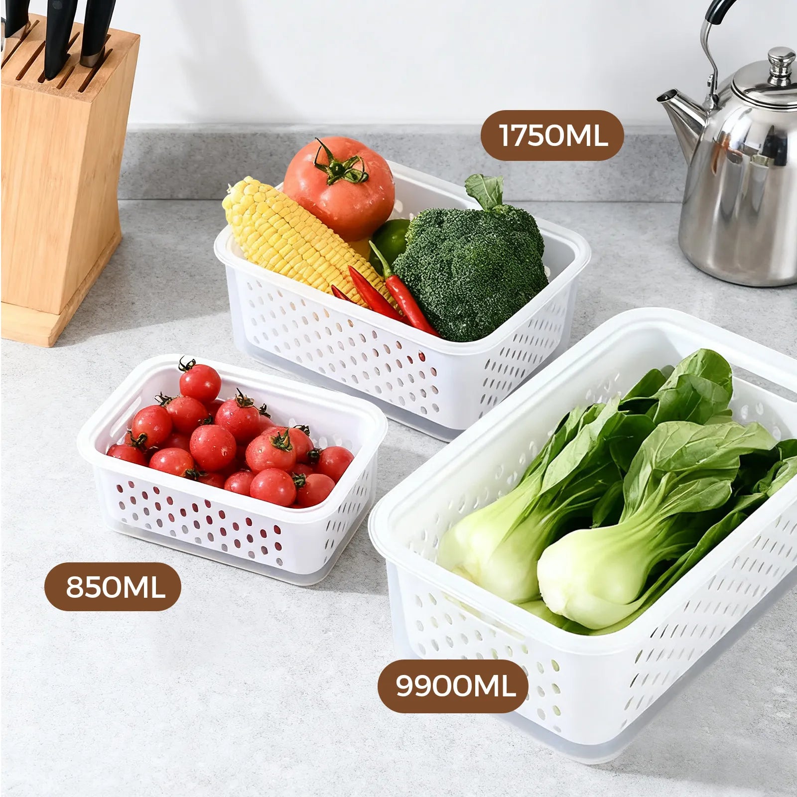 food storage box on the table