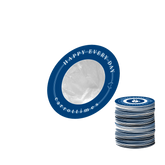 Filtros desechables ecológicos para café expreso (50 unidades, azul)