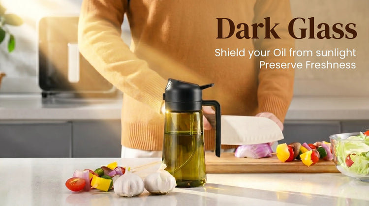 dark glass oil sprayer
