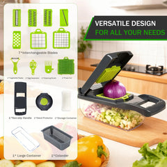 16-in-1 Multifunctional Vegetable Chopper with Container