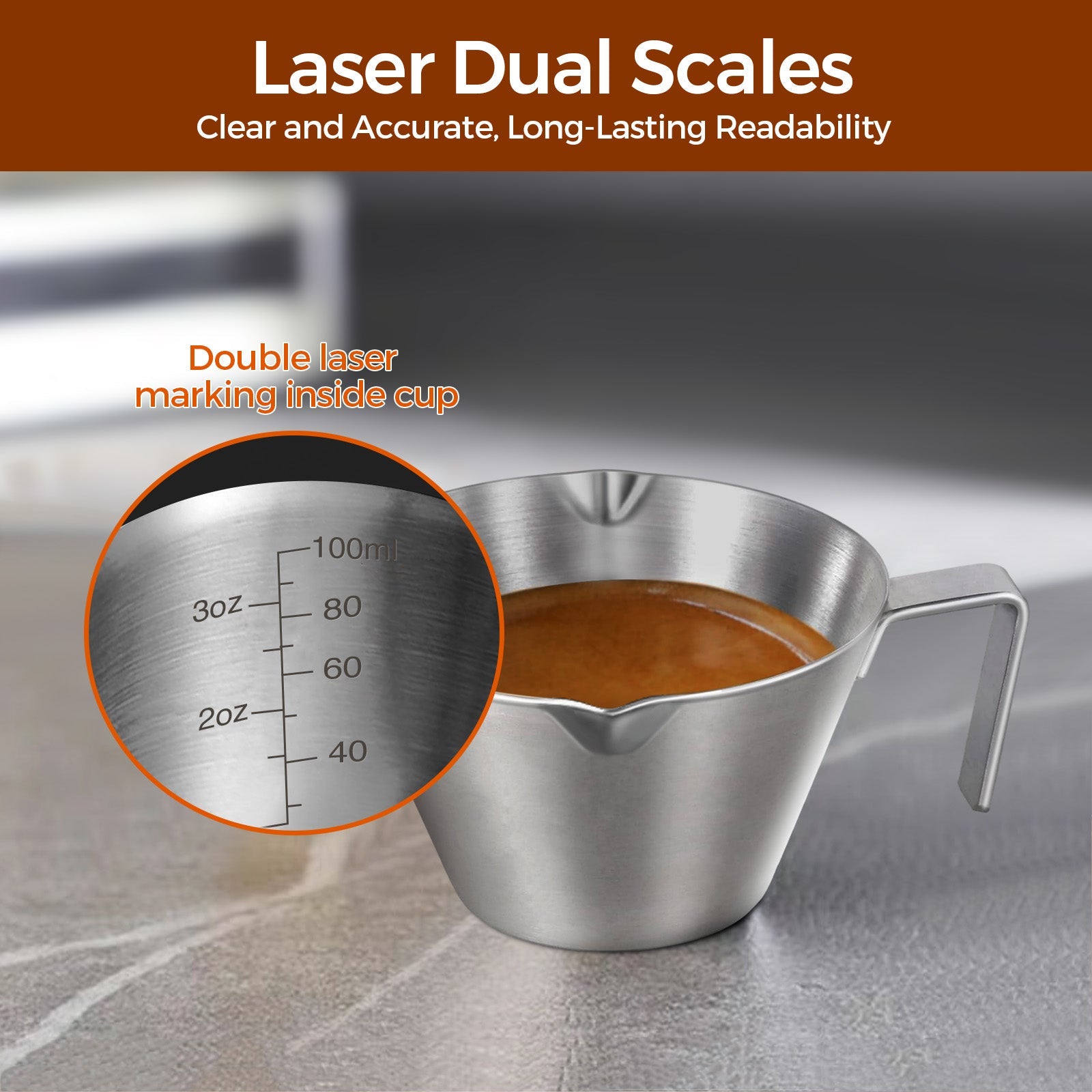 clear scales long-lasting measuring cup