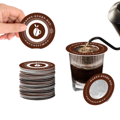 Eco-friendly Disposable Espresso Coffee Filters 50pcs (Brown)