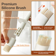 Oil Silicone Brush white