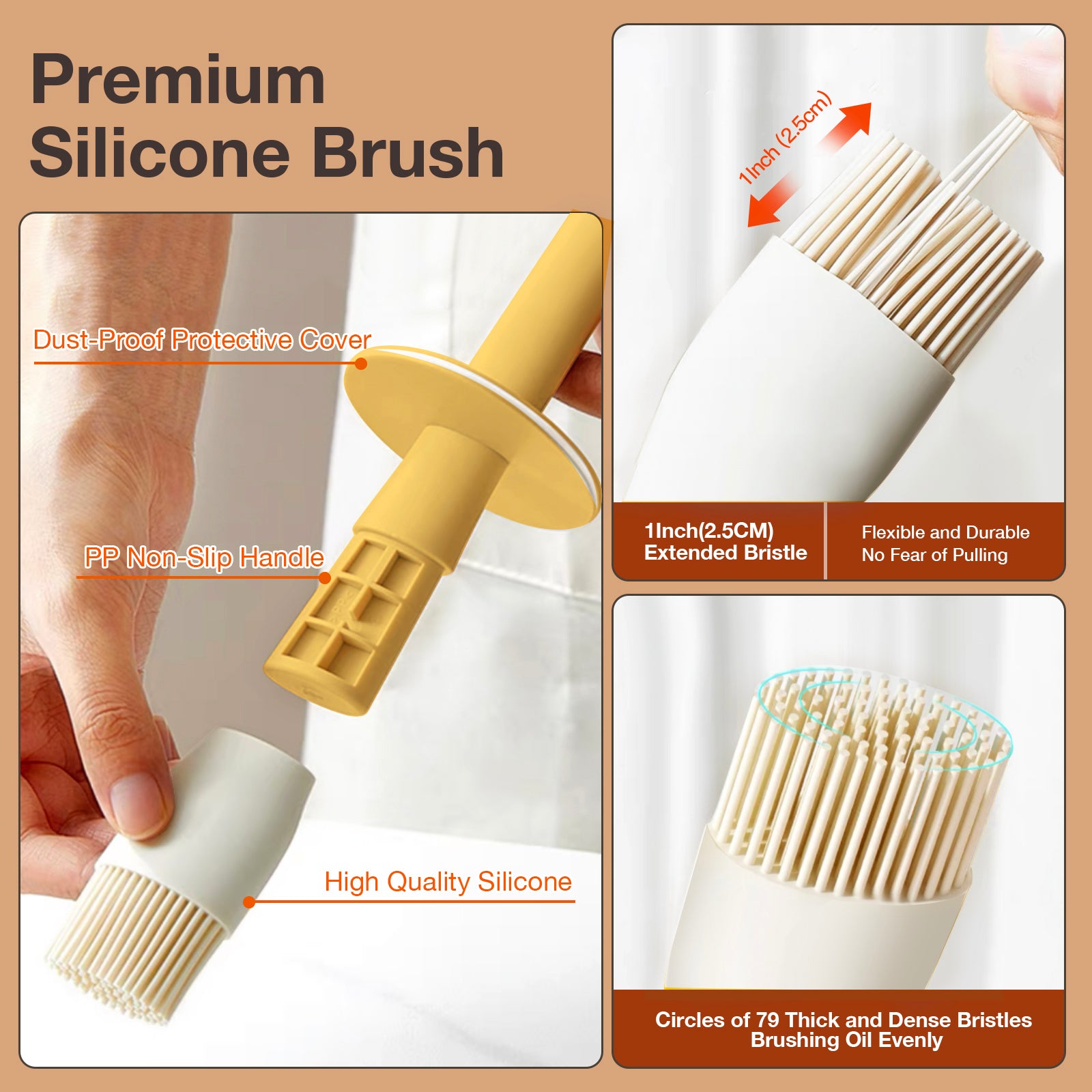 Easy to Use Glass Oil Dispenser Bottle yellow