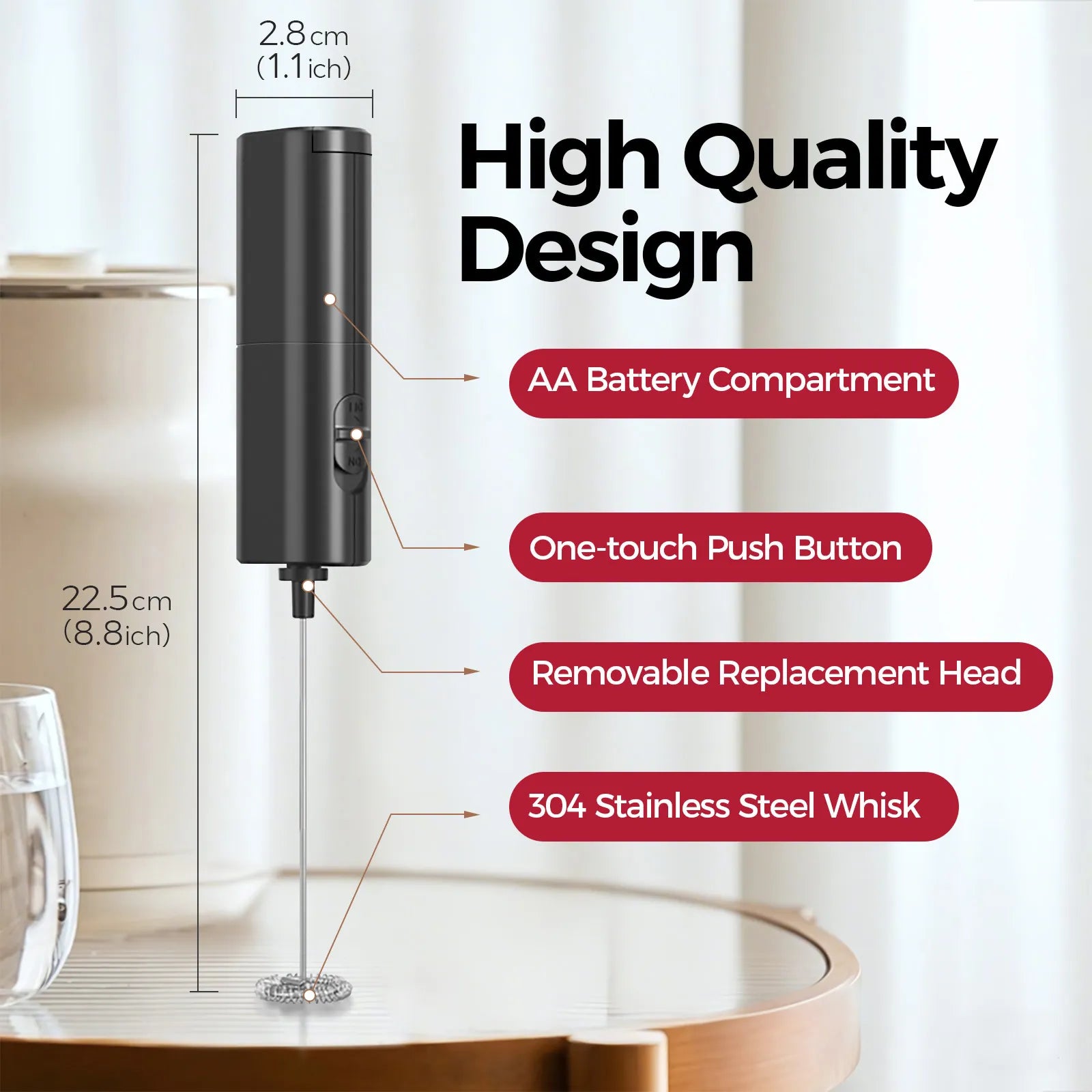 high quality design milk frother