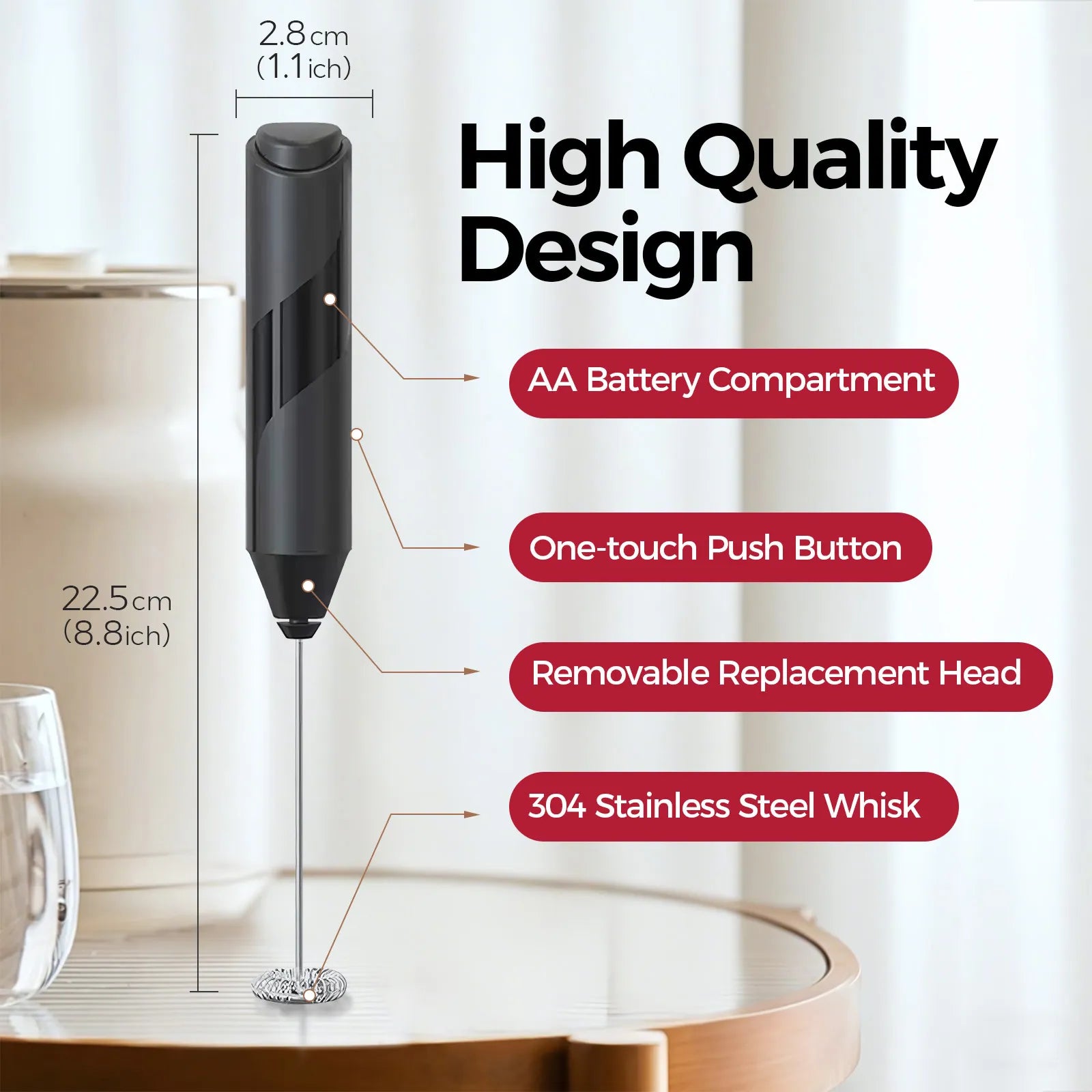 high quality design milk frother