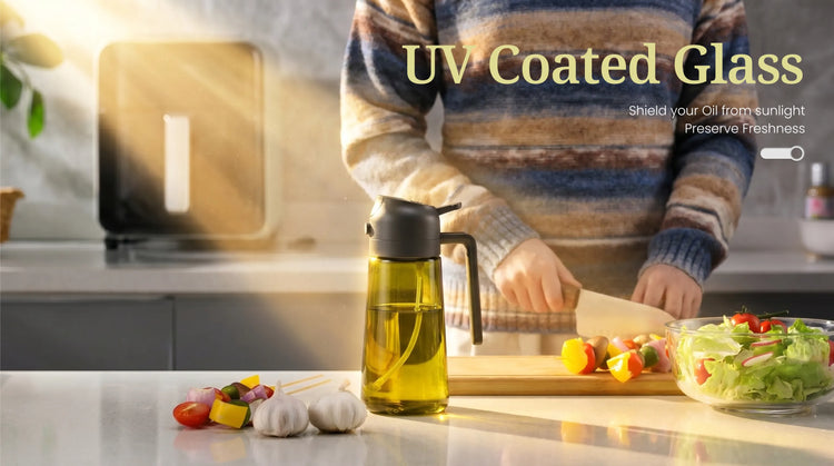 Shield your Oil from sunlight
Preserve Freshness