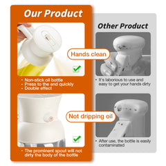 2 in 1 Oil Sprayer XL 18oz/550ml White