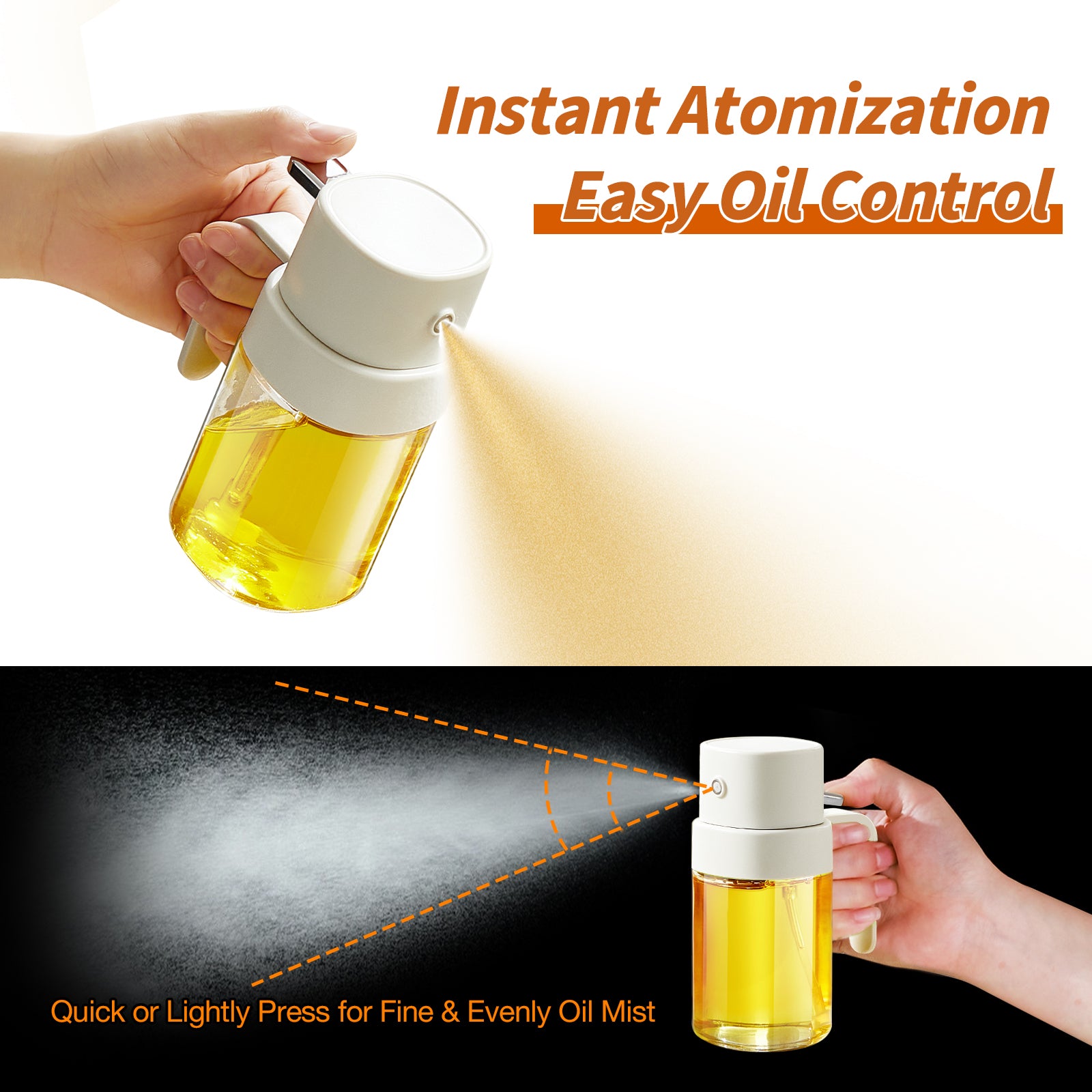Portable Mini Oil Sprayer Classic White