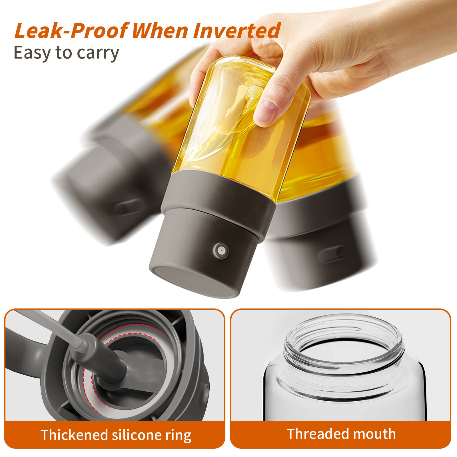Portable Mini Oil Sprayer Grey