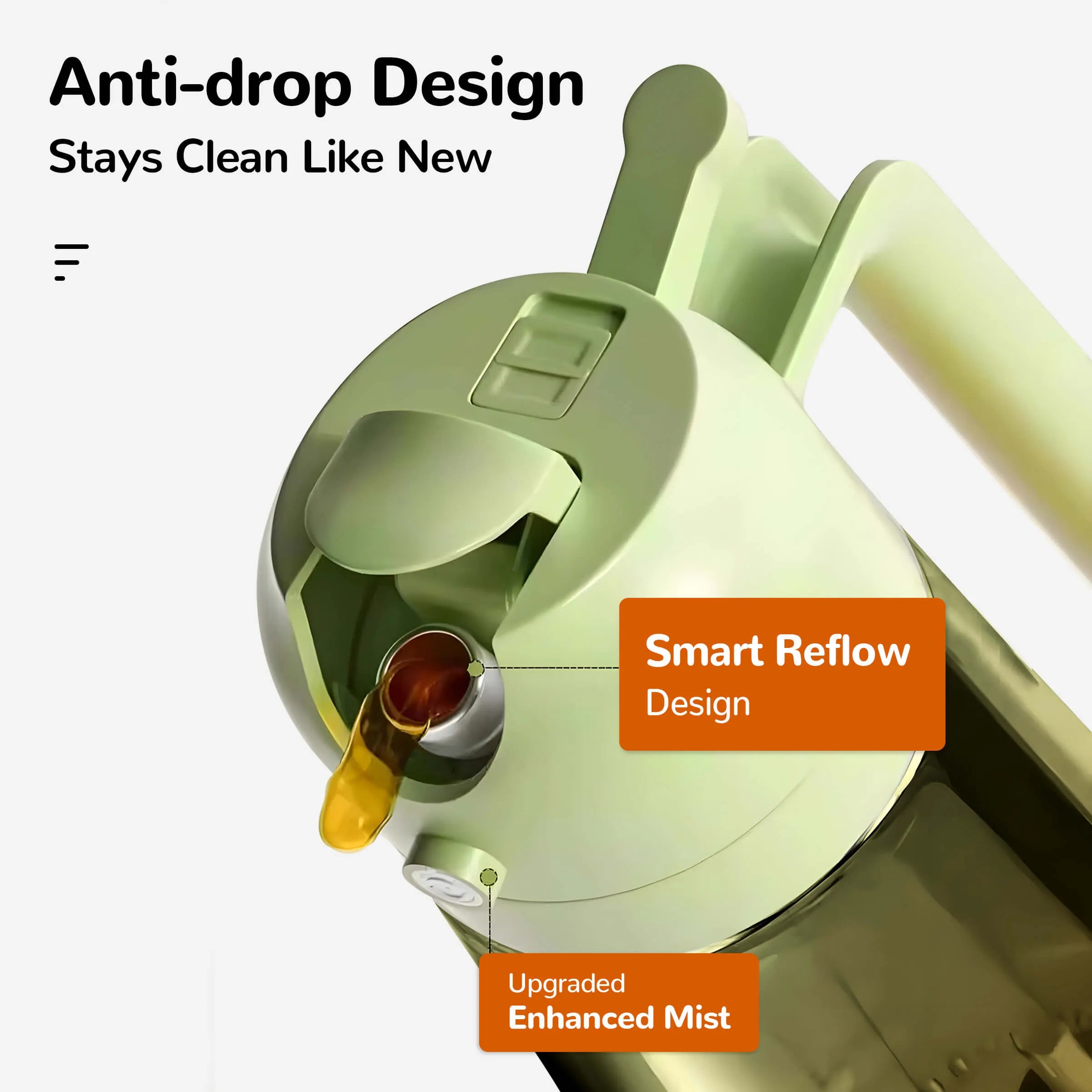 Updated design, BPA-free oil dispenser