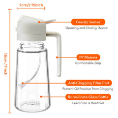 hot selling 2 in 1 Oil Sprayer Bottle White