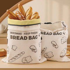 Beeswax Bread Bags with Zipper