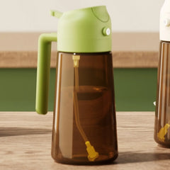 dark glass oil sprayer green