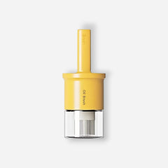 Glass Oil Dispenser Bottle with Silicone Food Grade Brush 10oz/300ml (Yellow)