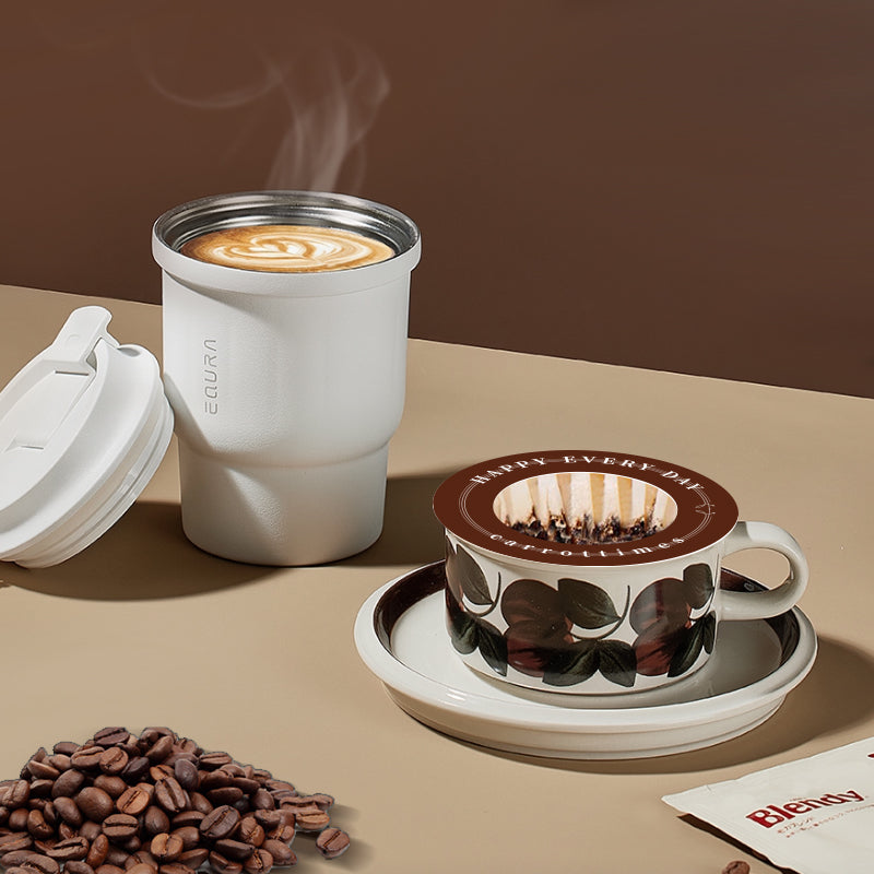 Disposable Coffee Filters, UFO-Shaped Paper Coffee Filters for Pour Over, Drip Coffee Filters for Coffee & Tea, Travel Coffee Filters for Camping, Home, Office