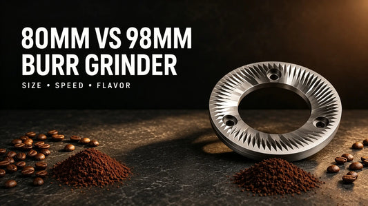 80mm vs 98mm Flat Burr Grinder: A Complete Espresso Comparison