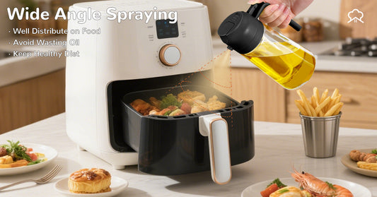 use yarramate oil sprayer to spray oil into air fryer