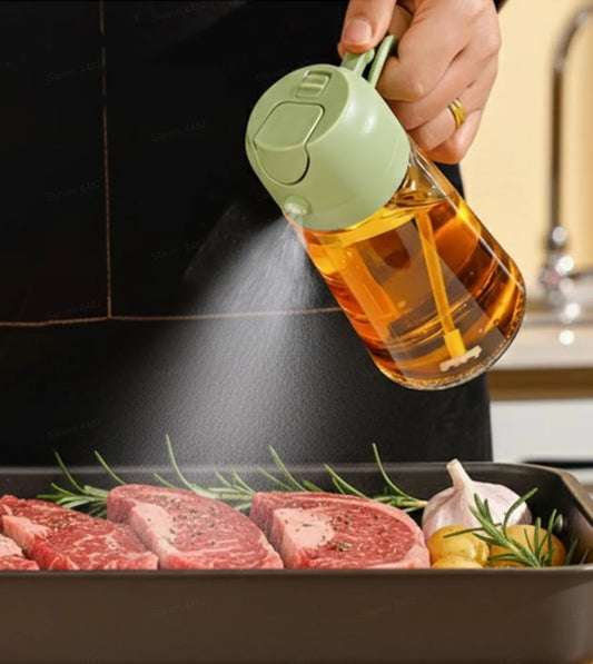 Drizzle oil over the steak