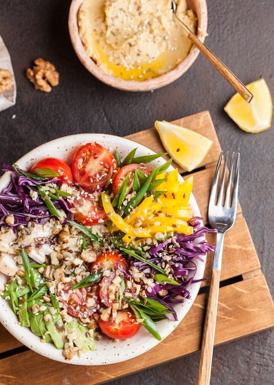 make salad with yarramate oil sprayer