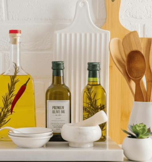 glass bottle for olive oil