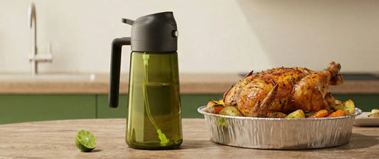 oil sprayer and Air Fryer Roast Chicken