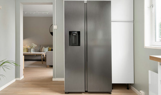 Kitchen refrigerator illustrating when homemade bread may be refrigerated