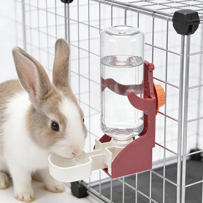 Hanging 17oz No-Leak Auto Water Bottle, Pet Dispenser for Bunny & Small Rodents