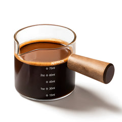 yarramate coffee cup with wood handles