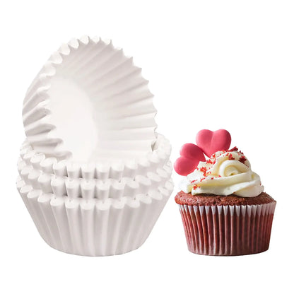 100-Pack Standard Cupcake Liners, Nonstick Baking Cups