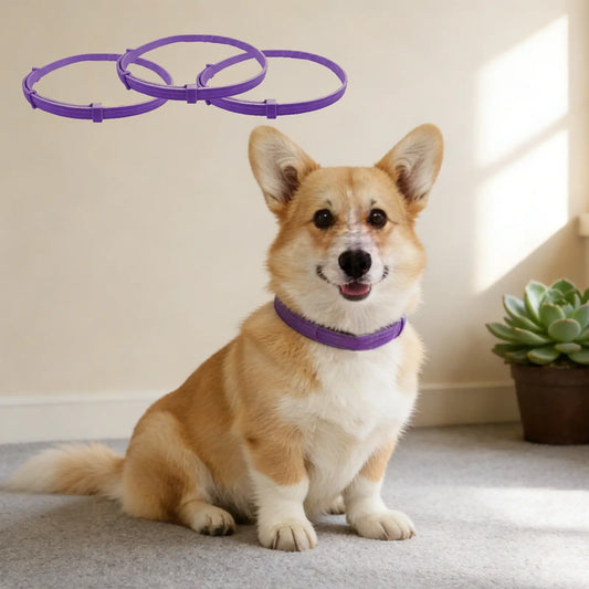 3-Pack Dog Calming Collars for Anxiety & Stress Relief