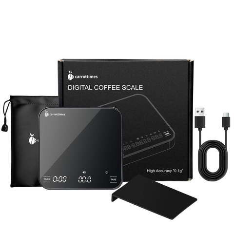 Báscula electrónica para café expreso con temporizador (4 modos) 