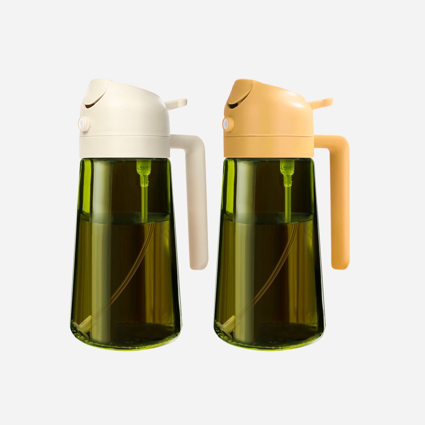 best 2 in 1 glass oil sprayer and dispenser for air fryer