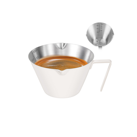 3.4OZ/100ml Stainless Steel Espresso Measuring Cups