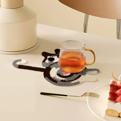 Calico Cat Mug Coaster for Cat Lovers