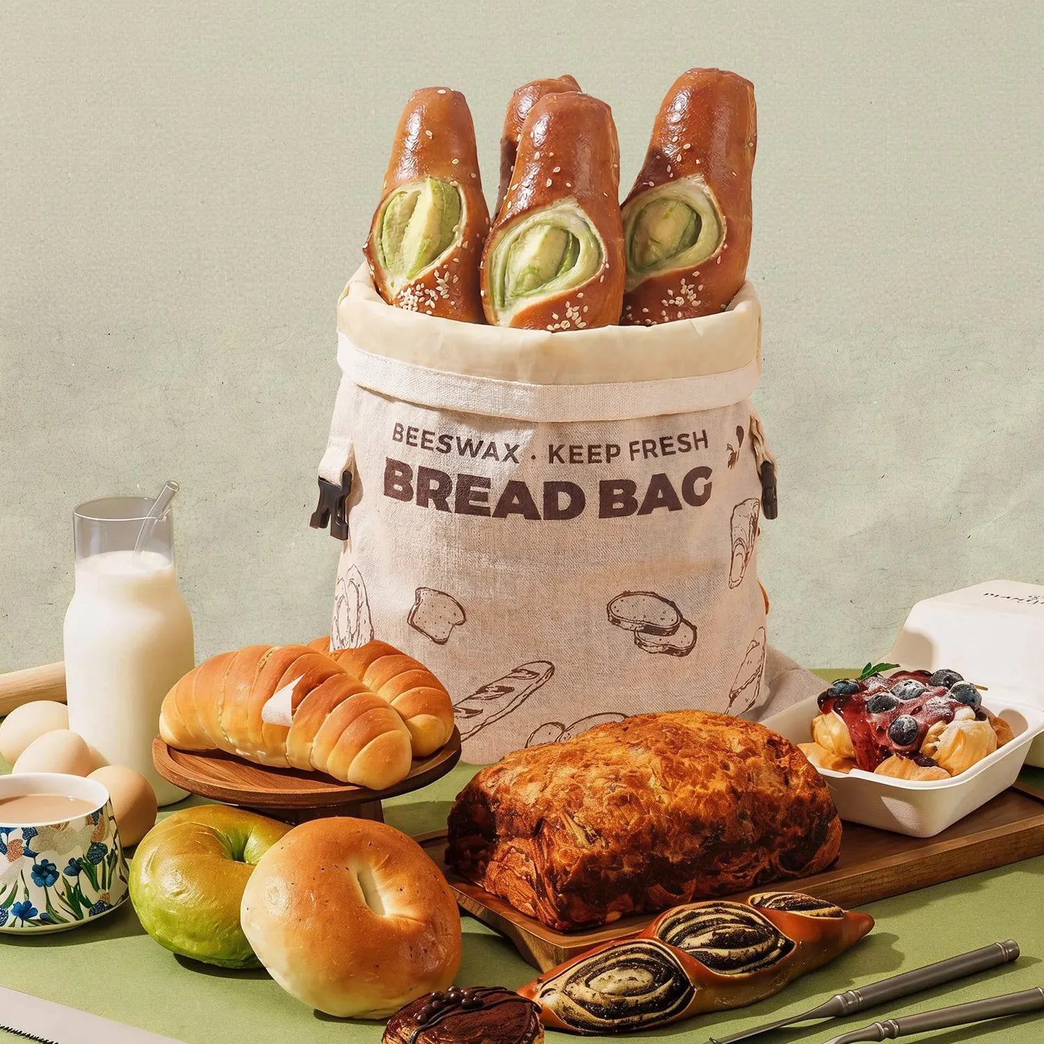 reusable-beeswax-bread-bag-keep-fresh-sourdough