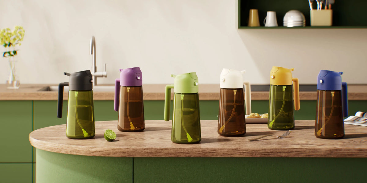 yarramate dark glass cooking oil sprayer