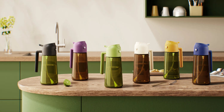 yarramate dark glass cooking oil sprayer