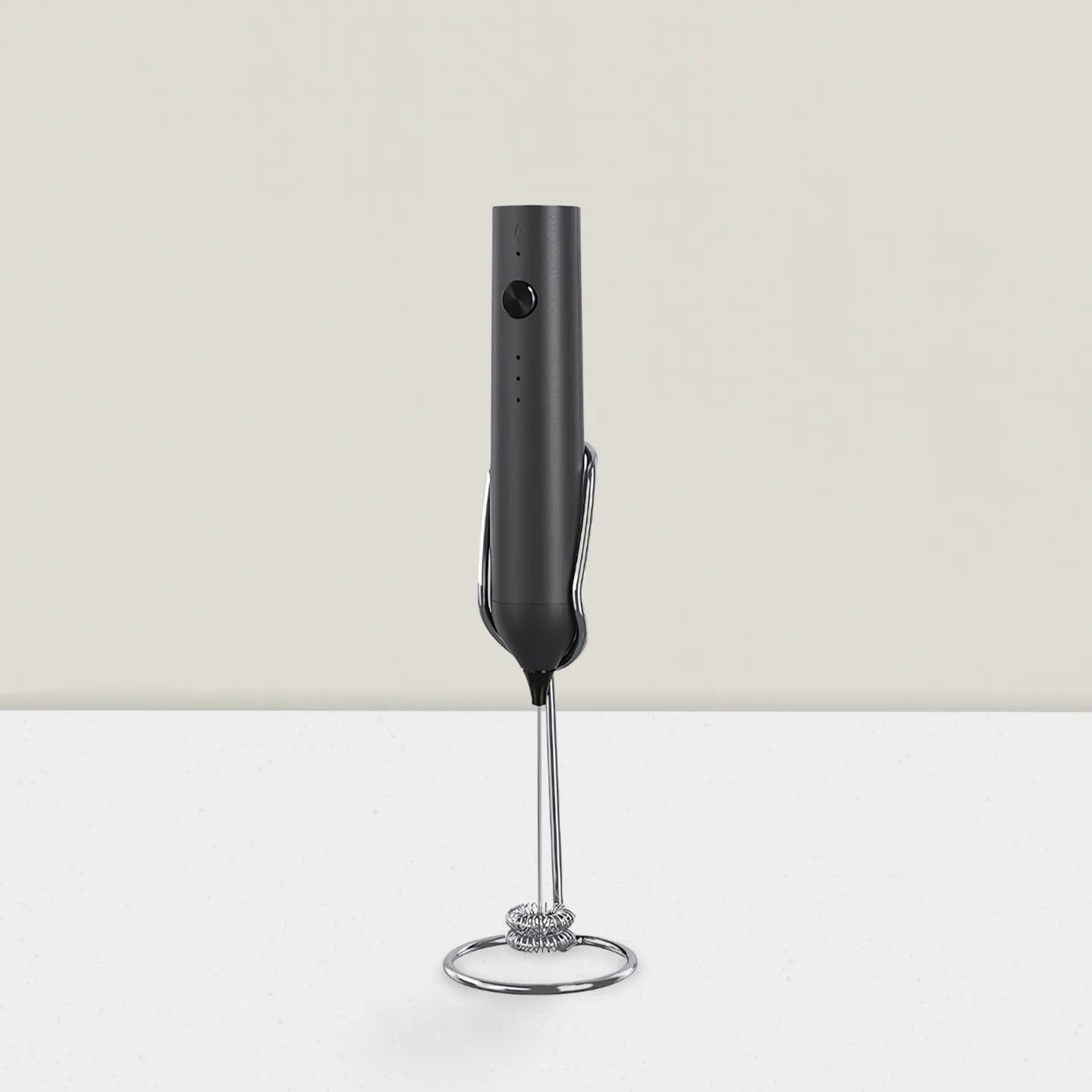 Black Rechargeable Milk Frother1