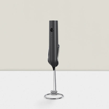 Black Rechargeable Milk Frother1