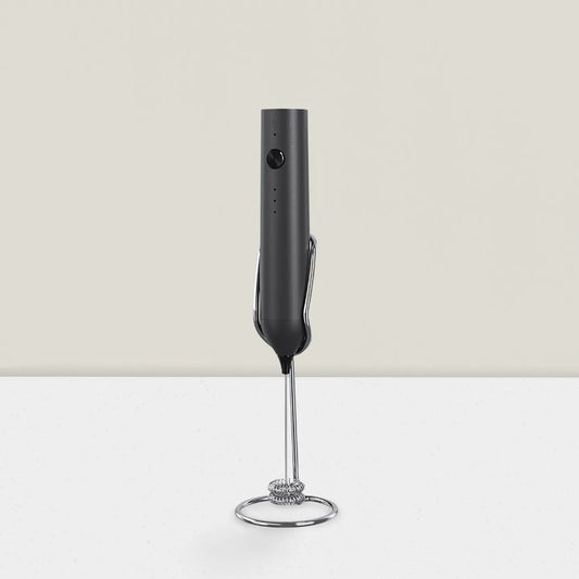 Black Rechargeable Milk Frother1