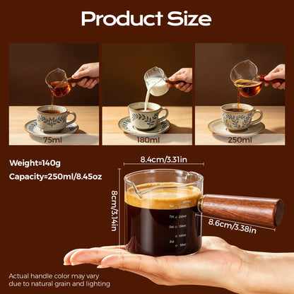 250ml Glass Measuring Cup with Dual Spout