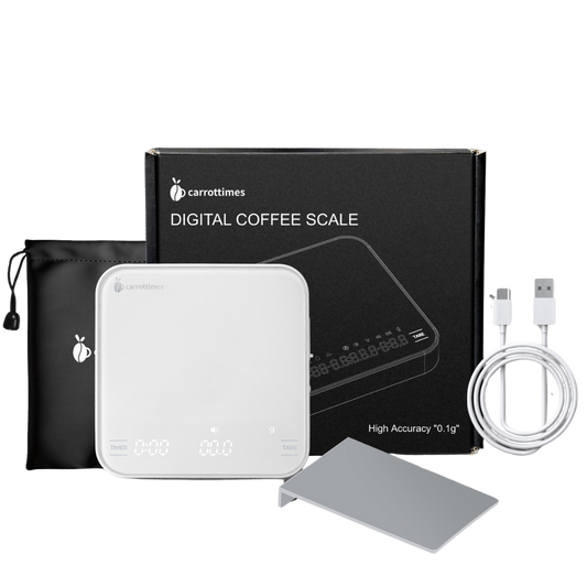 Electronic Coffee Scale + Espresso Measuring Cup Bundle