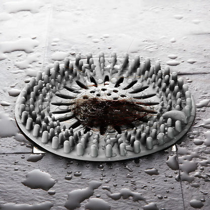 Silicone Shower Drain Hair Catcher & Sink Strainer
