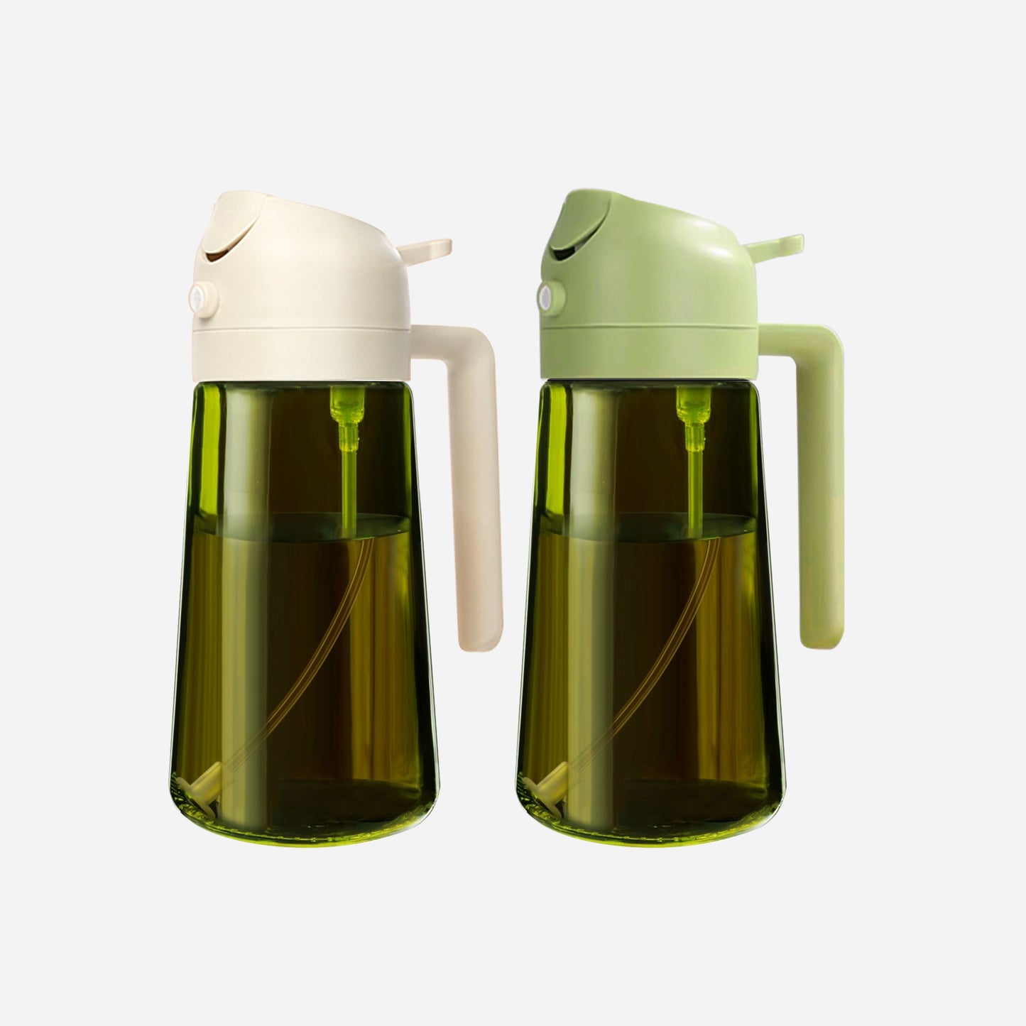 best 2 in 1 glass oil sprayer and dispenser for air fryer

