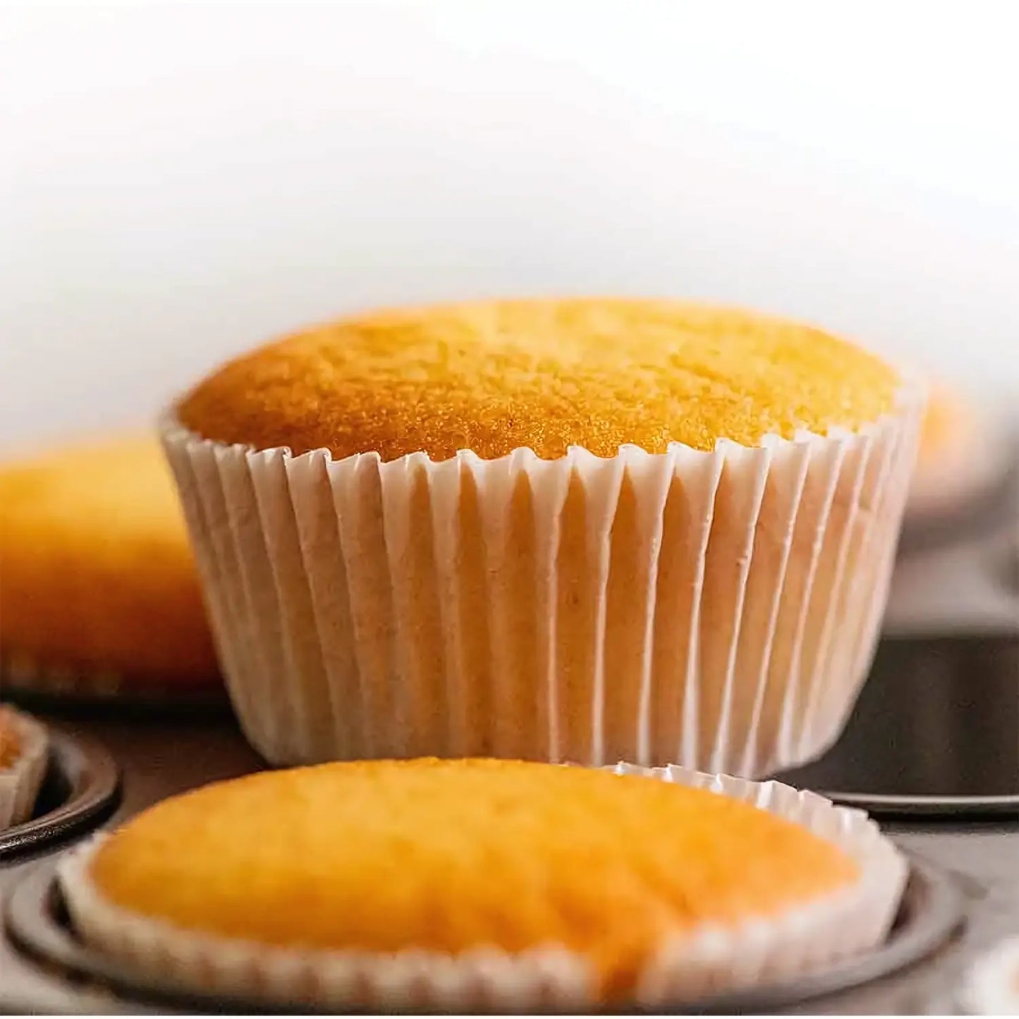 100-Pack Standard Cupcake Liners, Nonstick Baking Cups