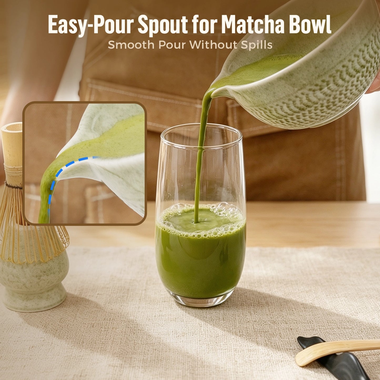 7-Piece Matcha Set with Bowl & Bamboo Whisk